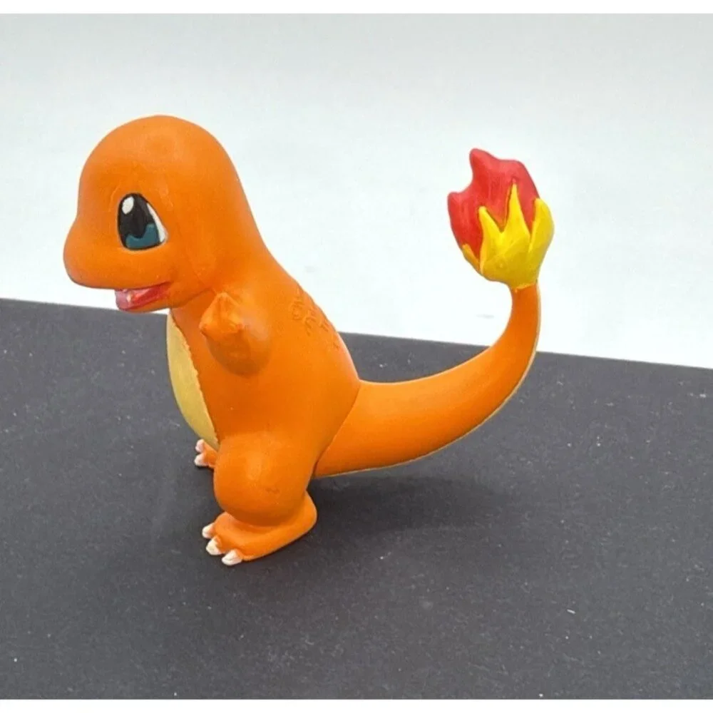 Charmander Orange Yellow Nintendo Pokemon Tomy Mini Figure Fig 1.5" - Picture 3 of 5